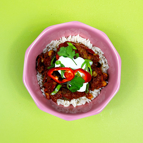 Low FODMAP Veggie Chilli